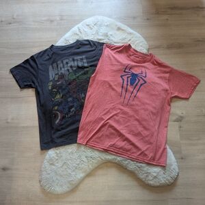 Marvel Red and Gray Short Sleeve T-shirt Bundle